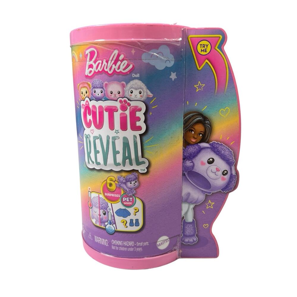 NEW Barbie Cutie Reveal Plush Costume & Pet 6 Surprises HOLIDAY CHRISTMAS GIFT